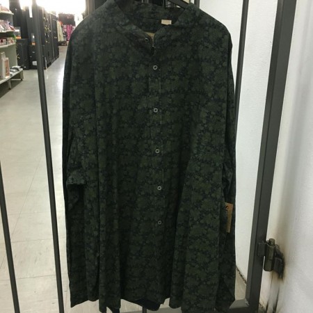 Scully Green Scroll Shirt size 4XL